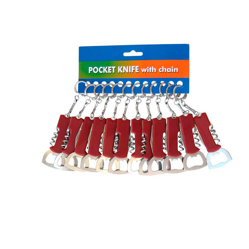 Abridor de Garrafas Chaveiro individual 8 cm