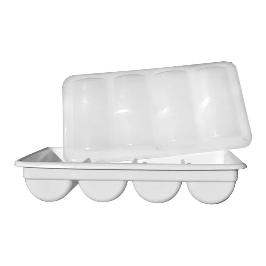 PORTA TALHER PROFISSIONAL EM PP C/TAMPA 51,5 X29X29,5CM