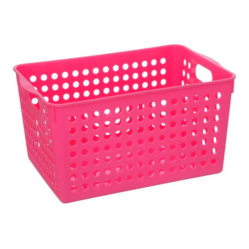 CESTO COM FUROS GRANDE 28 X 18 X 14 - LINHA BEBÊ