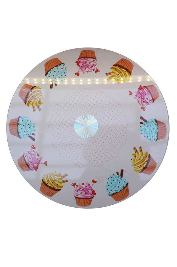 BAILARINA VIDRO/AÇO F DIAM 30 CM