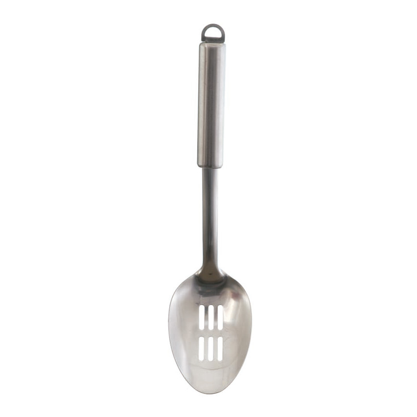 COLHER FURADA INOX 30 x 10,5 x 7 cm