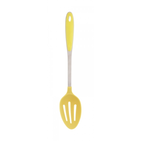 COLHER FURADA NYLON / AÇO / NYLON 9 x 30 cm