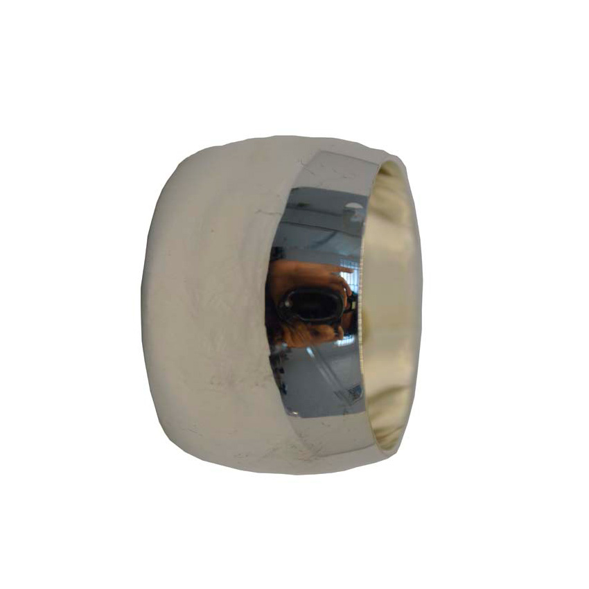 CJ 06 ANEIS DE GUARDANAPOS POLIDOS PRATEADOS DIAM 4X2,8CM