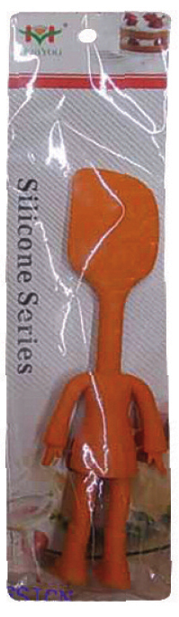 COLHER BONEQ. SILICONE 19,5 x 4 cm