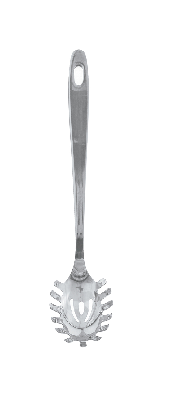 PEGADOR DE MACARRÃO INOX CABO INTEIRIÇO 28,5 x 8,5 x 6,2 cm