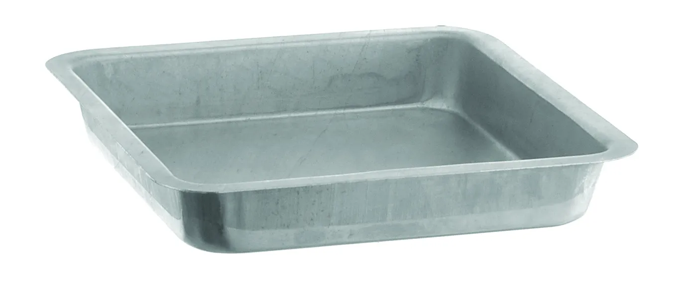 Assadeira quadrada rasa 17x17x3,3 cm - INMETRO nº 632/2019
