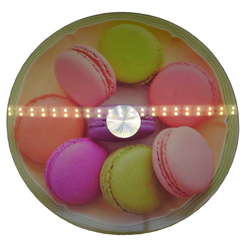 BAILARINA VIDRO/AÇO A DIAM 25 CM
