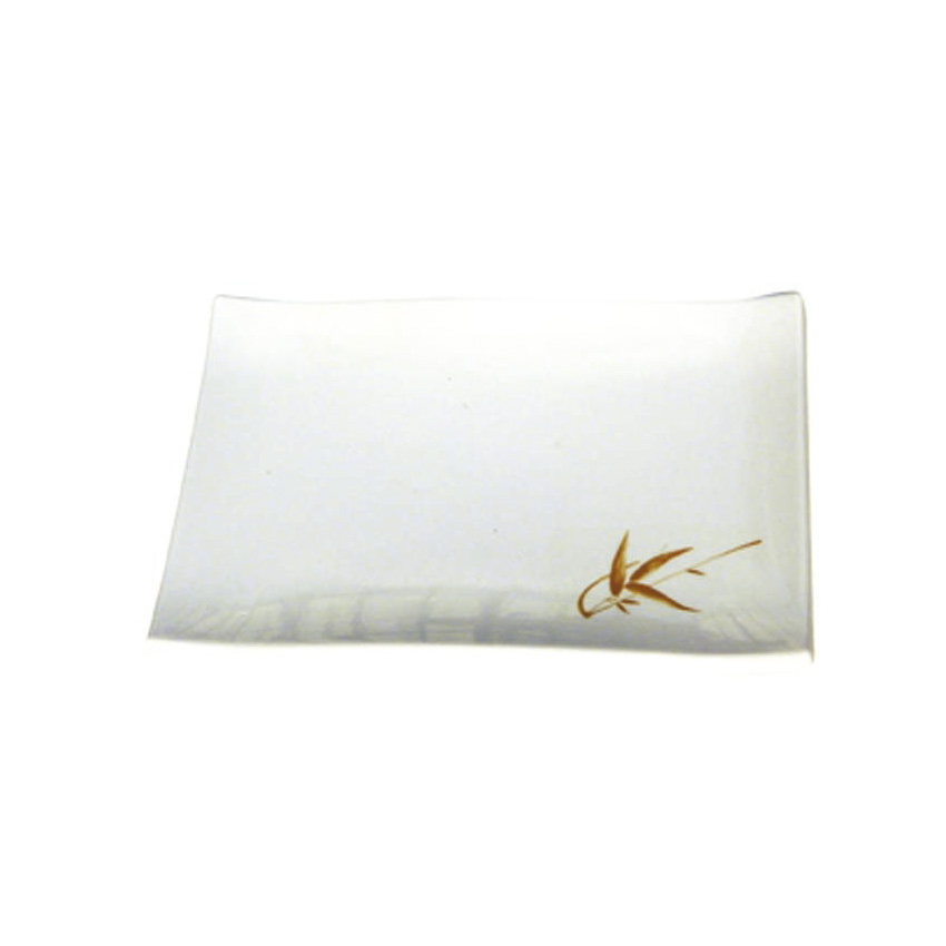 PRATO PARA PEIXE 20,5 X 14 X 2,3 CM (BAMBU MARROM)