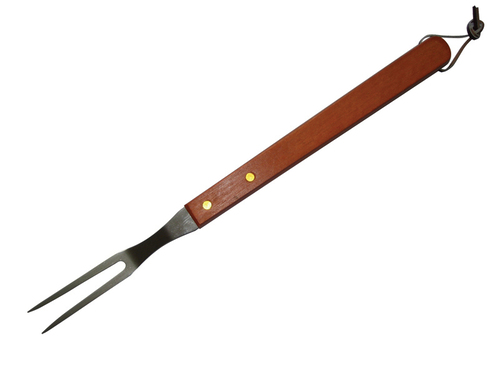 GARFO PARA CHURRASCO MADEIRA/INOX 39,2 X 2 CM