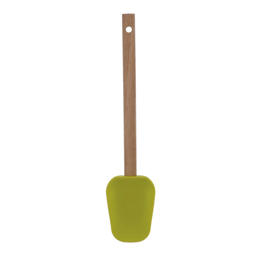 COLHER GRANDE SILICONE CABO MADEIRA 28,5 X 6 X 5 CM