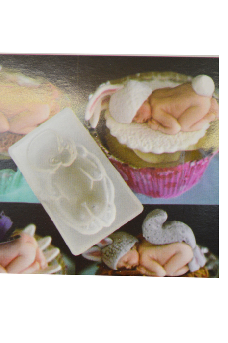 MOLDE DE SILICONE BEBÊ 10,5 x 6,5 x 2,7 cm