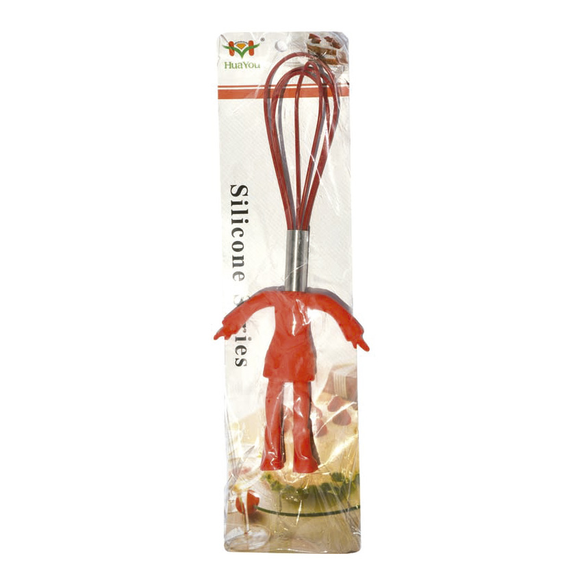 BATEDOR DE OVOS BONEQ. SILICONE 21,5 x 3,5 cm