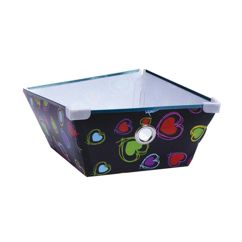 CAIXA ORGANIZADORA DE PLÁSTICO 24 X 17,5 X 10cm