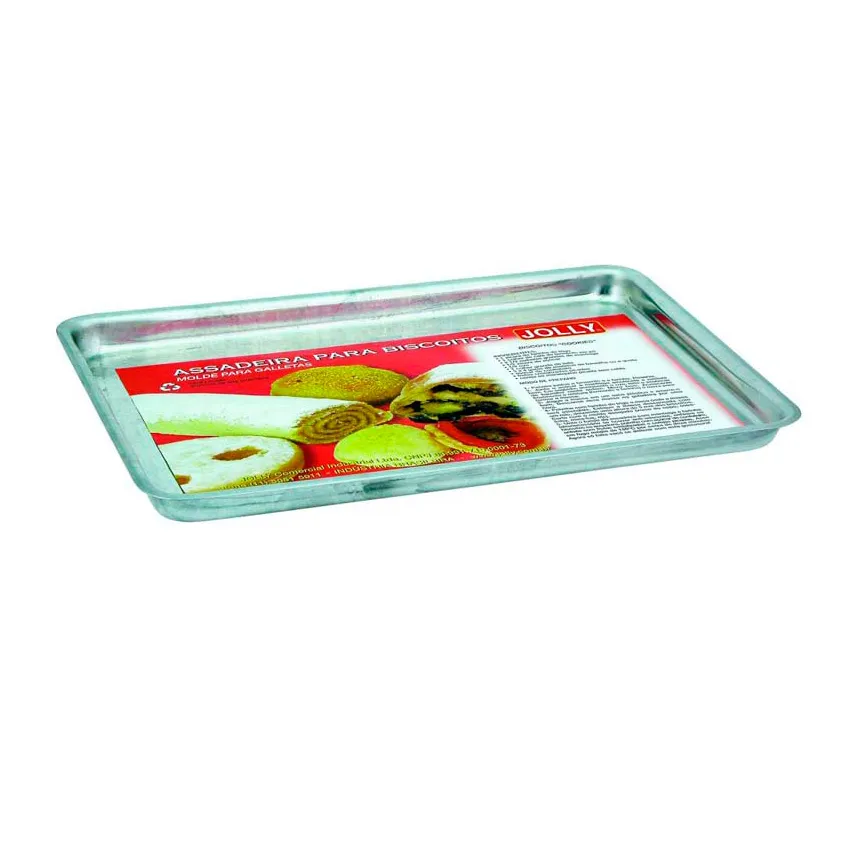 Assadeira p/ Biscoito 3 38x26x2 cm - INMETRO nº 632/2019