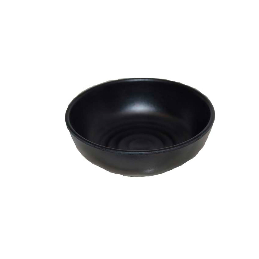TIGELA PRETA MELAMINA DIAM 9,5 X 3,5 CM