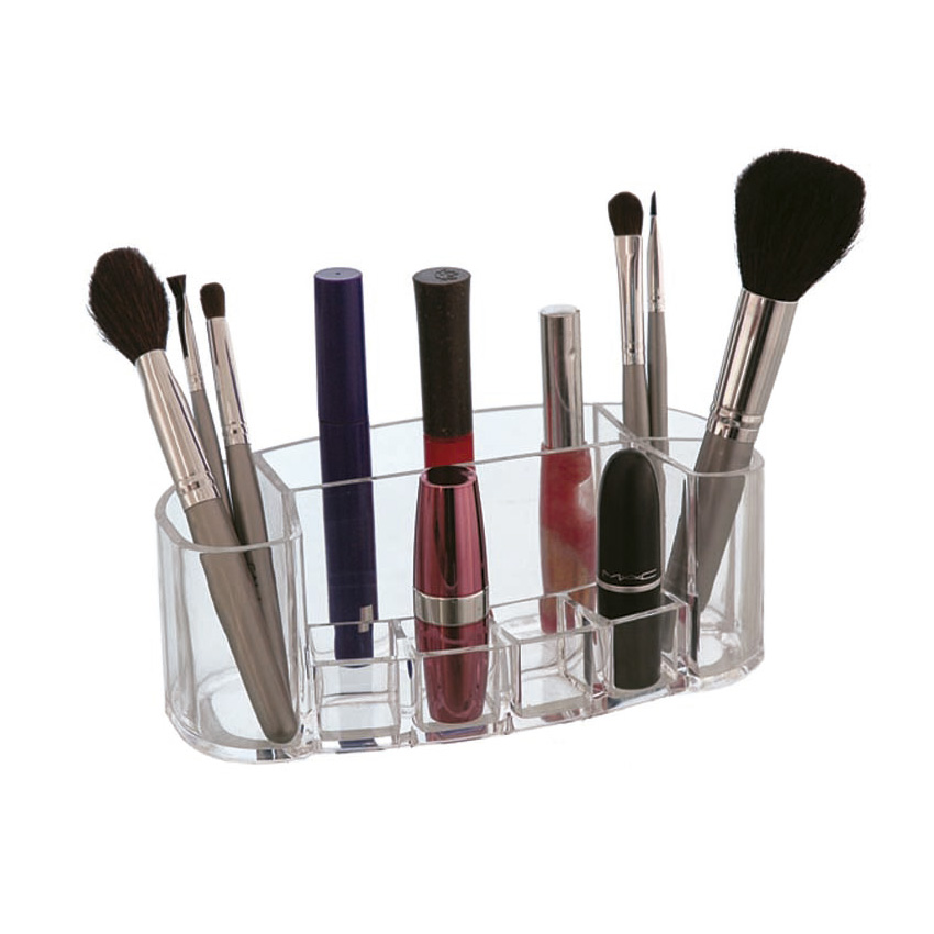 ORGANIZADOR DE MAQUIAGEM OVAL 75 X 185 X 70mm