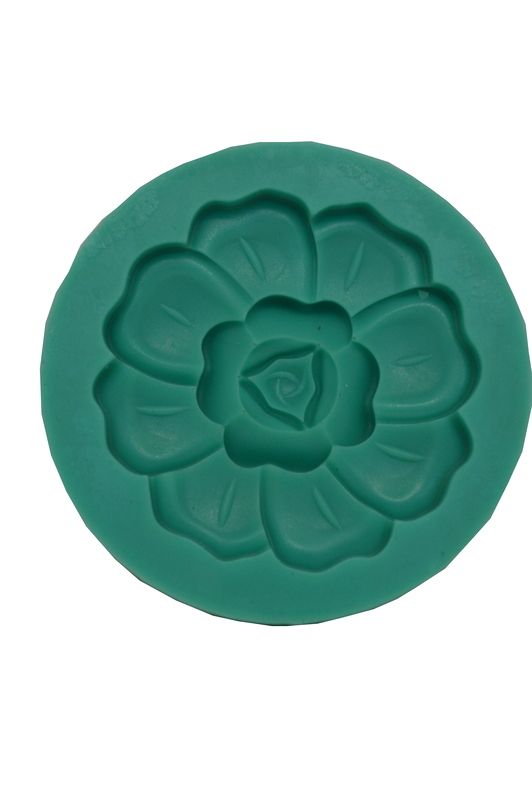 MOLDE DE SILICONE ROSA DIAM 9,5 CM