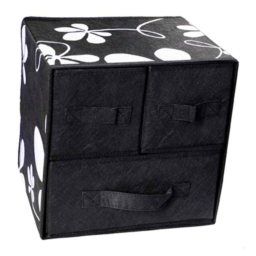 CAIXA ORGANIZADORA GAVETA TRIPLA - 29 X 23 X 28 CM