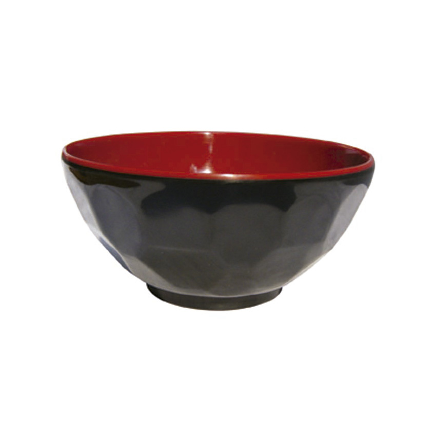 TIGELA SOPA 11,5 X 4,5 CM (VERMELHO / PRETO)