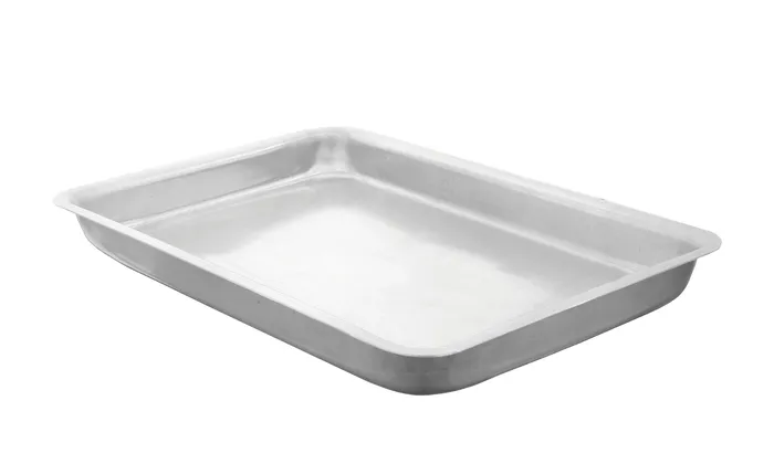 Assadeira Retangular Rasa 4 44x30x4,2 cm com Virola - INMETRO nº 632/2019
