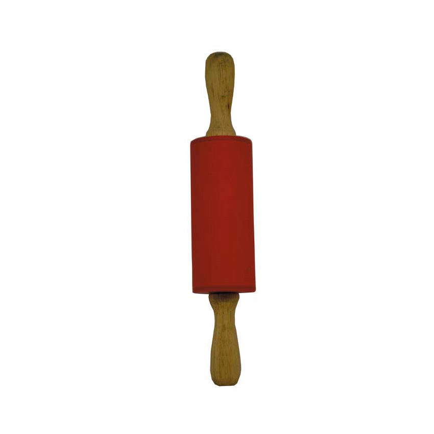 ROLO PARA MASSA MADEIRA SILICONE DIAM 4 X 22 CM