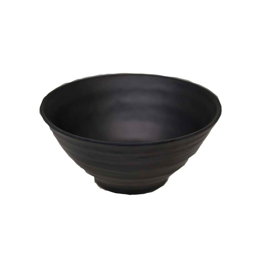 TIGELA ARROZ PRETA MELAMINA DIAM 13 X 6 CM