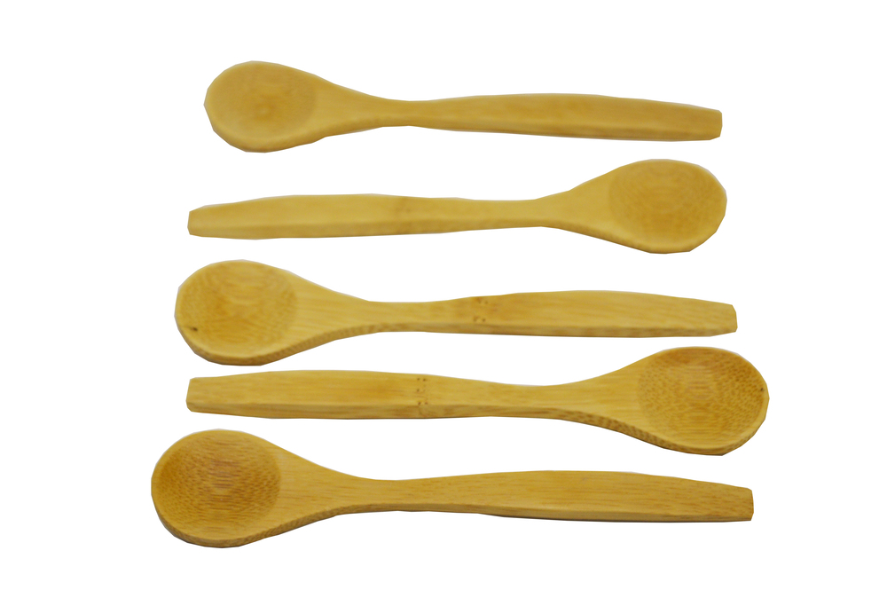 CJ 05 COLHERES BAMBU 13 CM