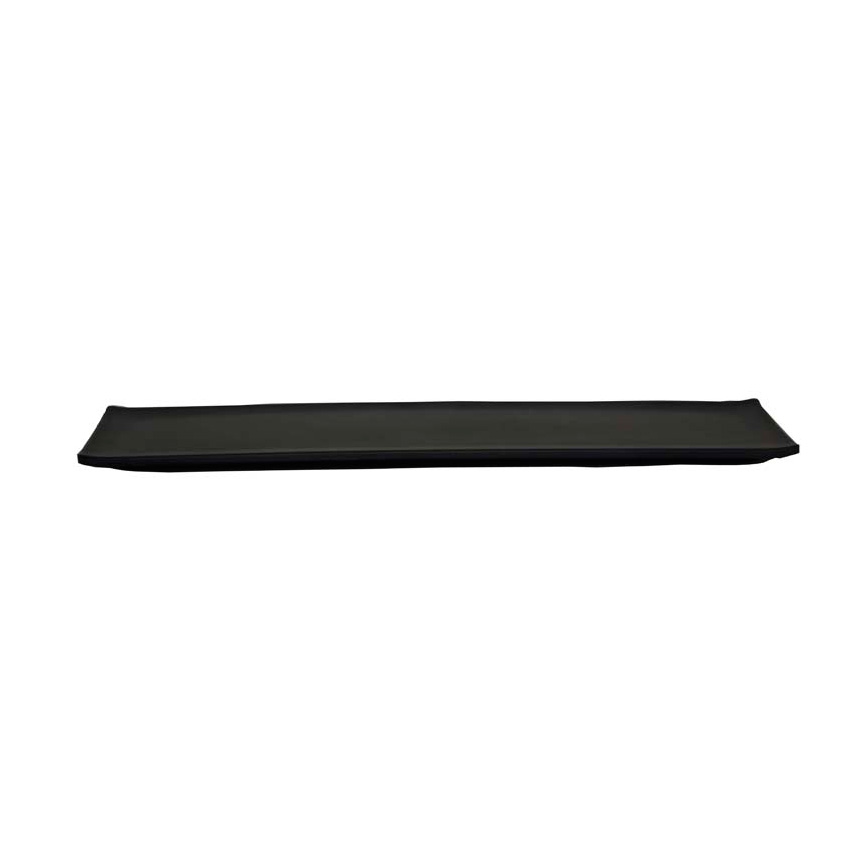 PRATO PRETO RETANGULAR MELAMINA 37 X 11,5 X 1 CM