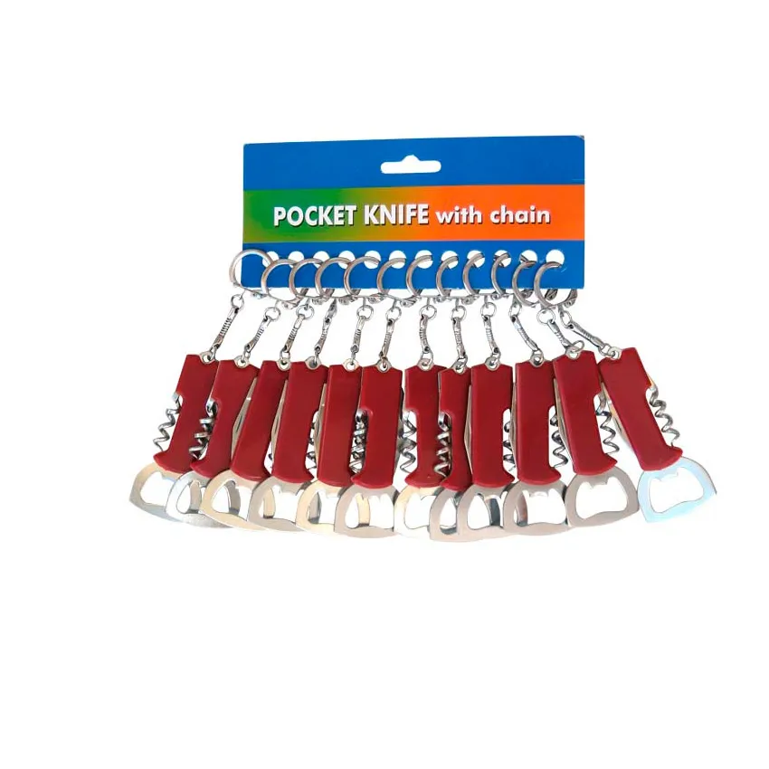 Abridor de Garrafas Chaveiro individual 8 cm