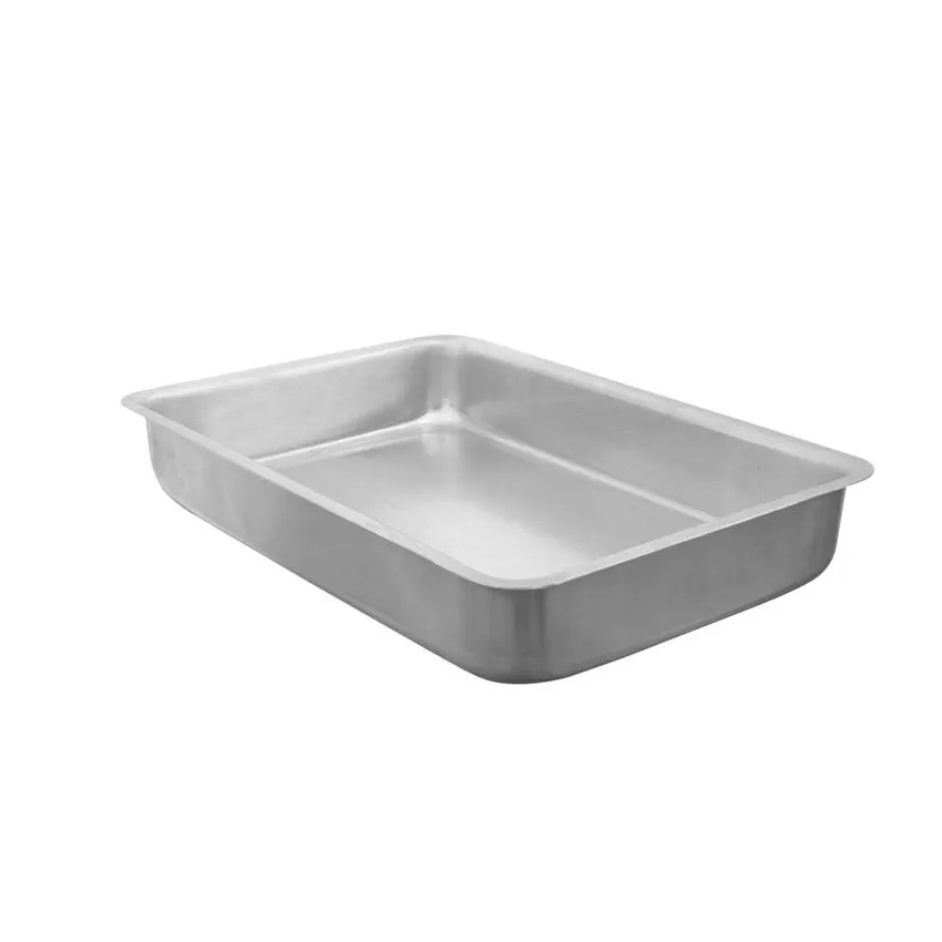 Assadeira Retangular Profissional Funda 33x22x5,5cm grossa 2 - 1,5 mm - INMETRO nº 632/2019
